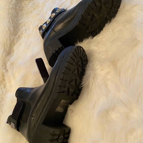 Michael Kors Glenn Crystal Studded Leather Boot - Picture 5 of 6